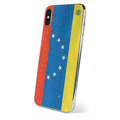 Venezuela Flag Distressed iPhone X Skin